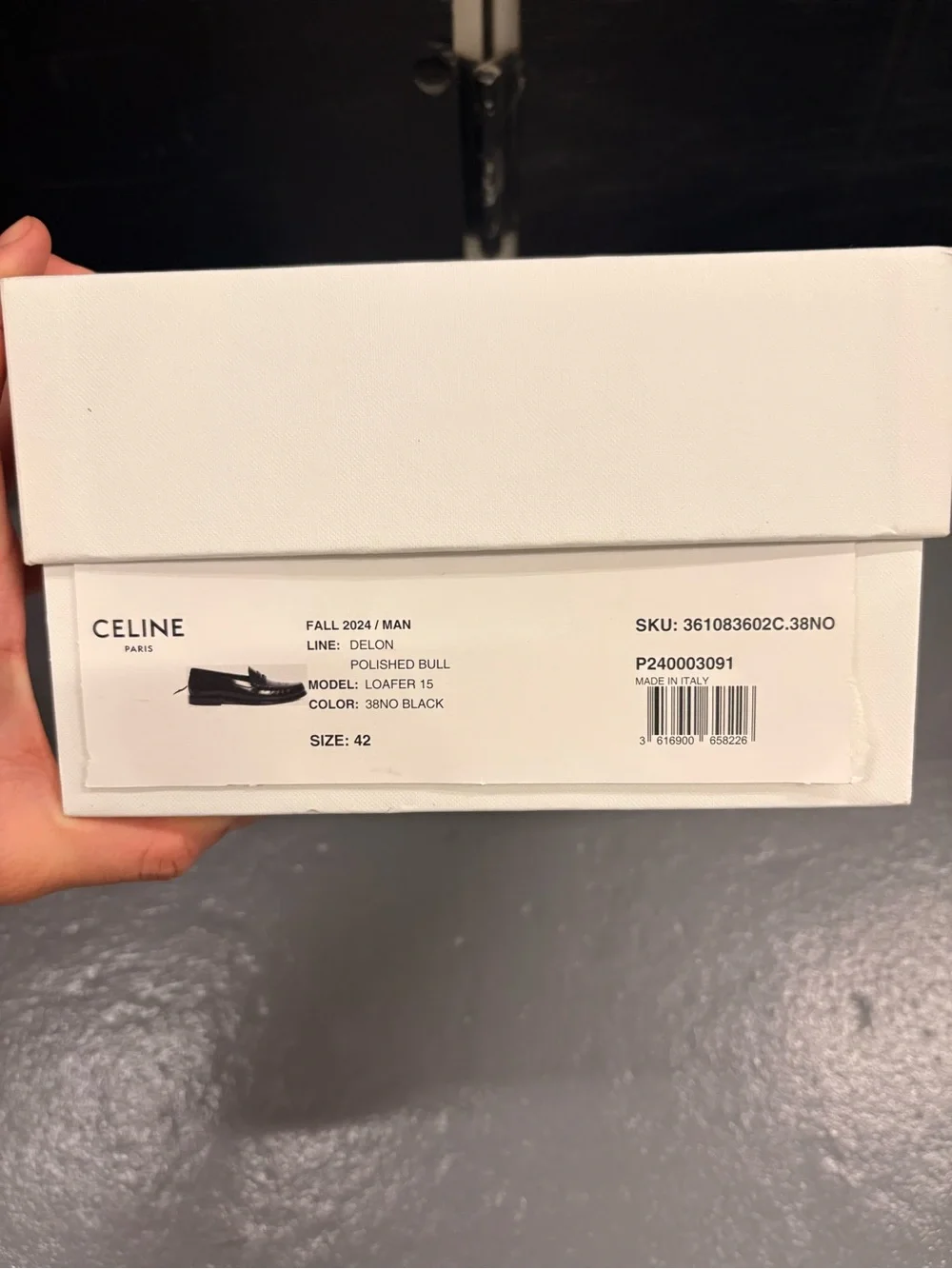 Celine sleek black